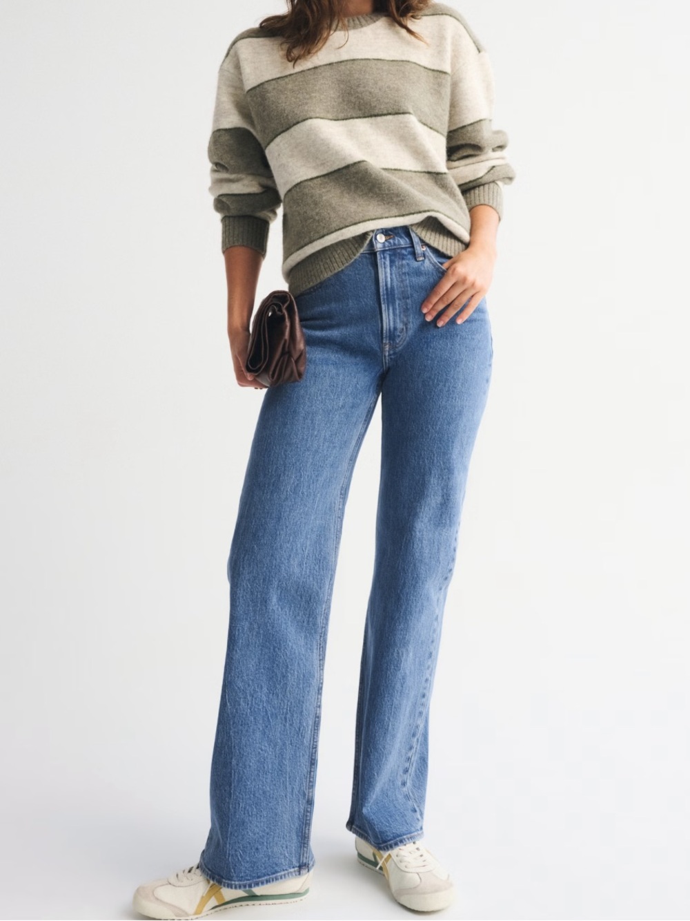 Abercrombie & Fitch Light Blue Denim High-Rise Jeans